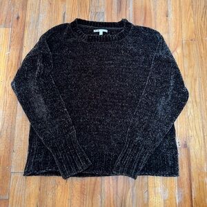 Seven7 Dark Grey / Black Oversized Cozy Sweater Size Large